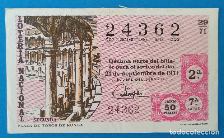 National Spanish Lottery: Loter&iacute;a Nacional 1971. Tauromaquia, sorteo 29