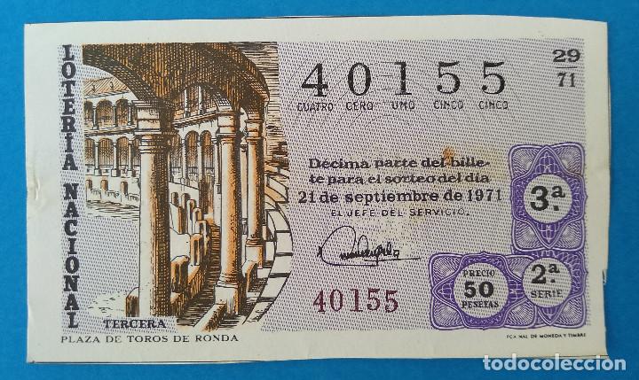 National Spanish Lottery: Loter&iacute;a Nacional 1971. Tauromaquia, sorteo 29