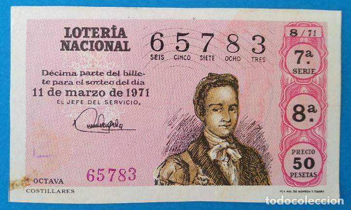 National Spanish Lottery: Loter&iacute;a Nacional 1971. Tauromaquia, sorteo 8