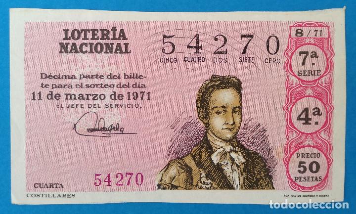National Spanish Lottery: Loter&iacute;a Nacional 1971. Tauromaquia, sorteo 8