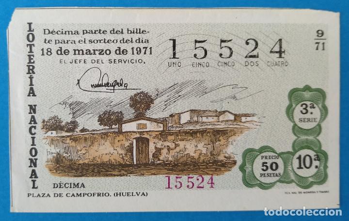 National Spanish Lottery: Loter&iacute;a Nacional 1971. Tauromaquia, sorteo 9