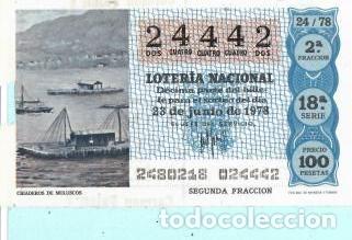 National Spanish Lottery: UN DECIMO DE LOTERIA NACIONAL CAPICUA