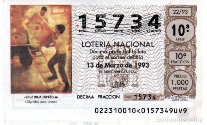 Loter&iacute;a Nacional: LOTER&Iacute;A NACIONAL - A&Ntilde;O 1993 - SORTEO 24 - PABLO DE VALLADOLID. MUSEO DEL PRADO -