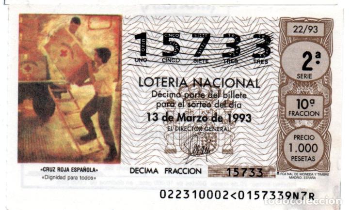 Loter&iacute;a Nacional: LOTER&Iacute;A NACIONAL - A&Ntilde;O 1993 - SORTEO 24 - PABLO DE VALLADOLID. MUSEO DEL PRADO -