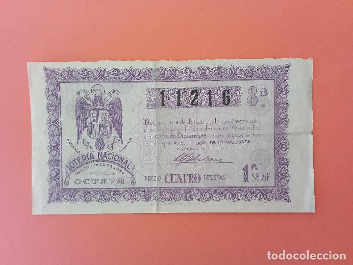 Nationale spanische Lotterie: Loteria del 11 de Diciembre de 1939 Sorteo 35 N&uacute;m 11216