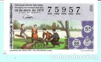 Lotteria Nationale Spagnola: D&Eacute;CIMO DE LOTER&Iacute;A NACIONAL DE CAPICUA