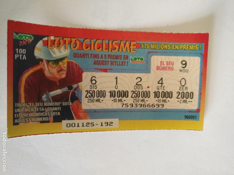 Loter&iacute;a Nacional: loteria nacional 1 rasca loto catalunya catalu&ntilde;a rapid el de la foto ciclismo deportes