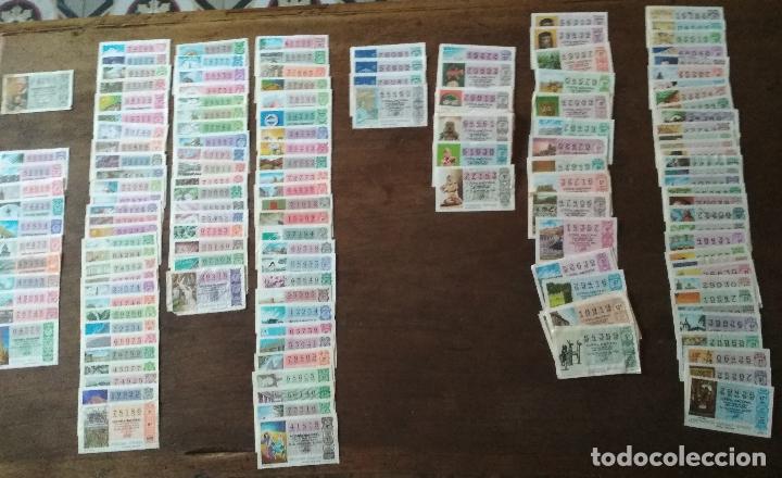 Loter&iacute;a Nacional: LOTE 176 DECIM OS LOTERIA NACIONAL. A&ntilde;os 1976 a 1987.MUCHOS SEGUIDOS DE SORTEO