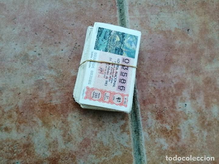 Lotaria Nacional: TACO ANTIGUO DE LOTERIA NACIONAL DE LOS A&Ntilde;OS 1983
