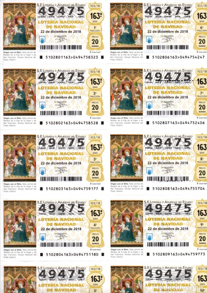 Loter&iacute;a nacional: BILLETE DE LOTER&Iacute;A NACIONAL - A&Ntilde;O 2018 - SORTEO 102 - RETABLO EN EL MUSEO DEL PRADO -