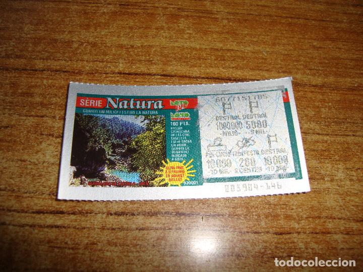Lotaria Nacional: LOTERIA CATALUNYA LOTO RAPID NATURA