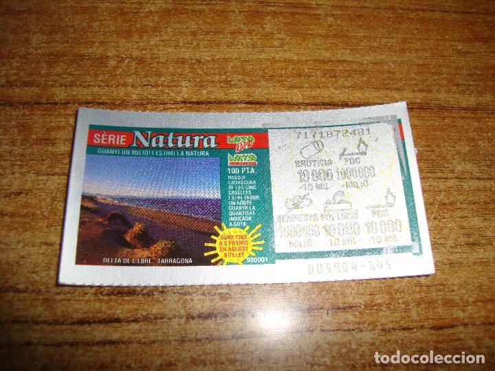 Lotaria Nacional: LOTERIA CATALUNYA LOTO RAPID NATURA