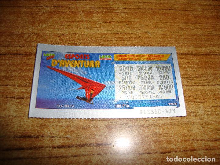 Lotaria Nacional: LOTERIA CATALUNYA LOTO RAPID ESPORTS D'AVENTURA