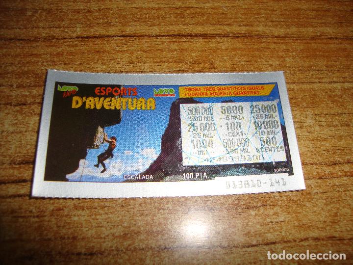 Lotaria Nacional: LOTERIA CATALUNYA LOTO RAPID ESPORTS D'AVENTURA