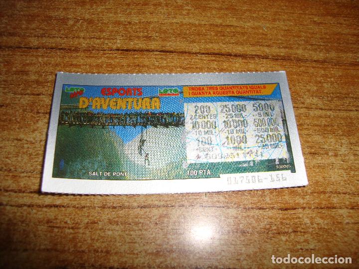 Lotaria Nacional: LOTERIA CATALUNYA LOTO RAPID ESPORTS D'AVENTURA