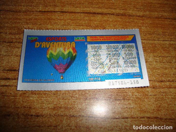 Lotaria Nacional: LOTERIA CATALUNYA LOTO RAPID ESPORTS D'AVENTURA