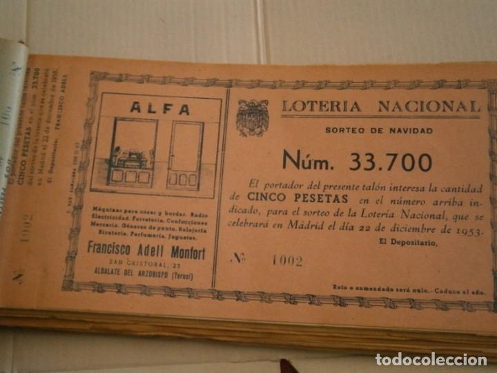 Loterie Nationale: LOTERIA NACIONAL A&Ntilde;OS 40/50, SORTEO DE NAVIDAD TERUEL . (UNICA EN TC)