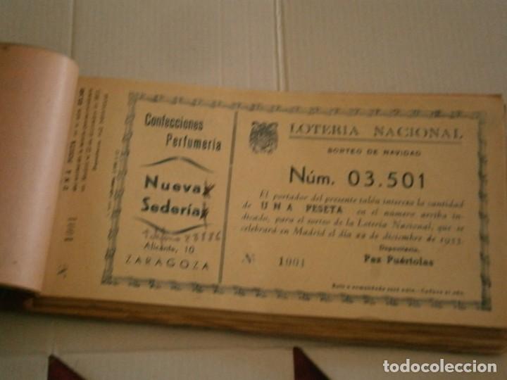 Loterie Nationale: LOTERIA NACIONAL A&Ntilde;OS 40/50, SORTEO DE NAVIDAD ALICANTE ZARAGOZA. (UNICA EN TC)