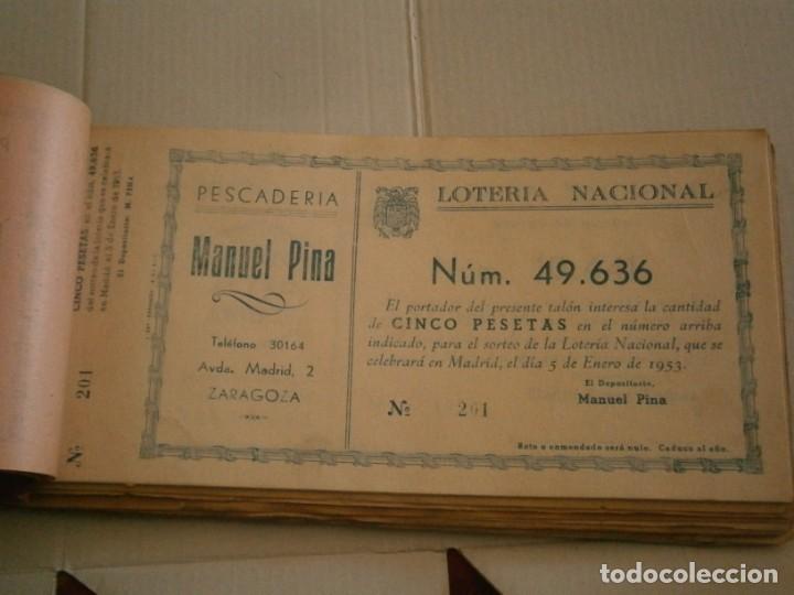 Loterie Nationale: LOTERIA NACIONAL A&Ntilde;OS 40/50, ZARAGOZA (UNICA EN TC)