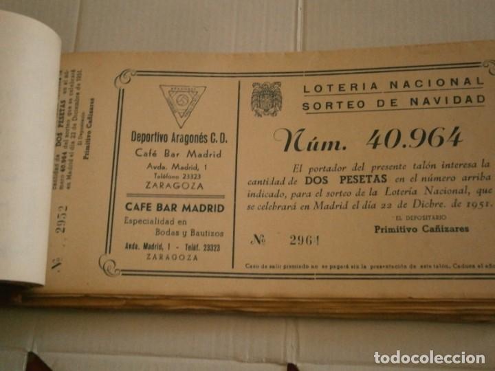 Loterie Nationale: LOTERIA NACIONAL A&Ntilde;OS 40/50, SORTEO DE NAVIDAD ZARAGOZA. (UNICA EN TC)