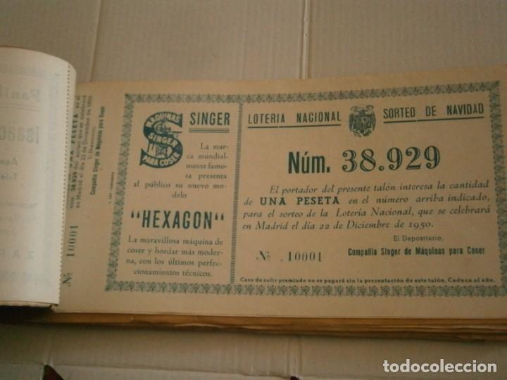 National Spanish Lottery: LOTERIA NACIONAL A&Ntilde;OS 40/50, SORTEO DE NAVIDAD SINGER HEXAGON. (Un boleto