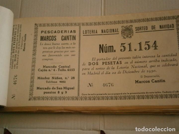 National Spanish Lottery: LOTERIA NACIONAL A&Ntilde;OS 40/50, SORTEO DE NAVIDAD PESCADERIAS MARCOS CANTIN . (UNICA EN TC)