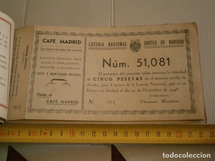 National Spanish Lottery: LOTERIA NACIONAL A&Ntilde;OS 40/50, SORTEO DE NAVIDAD CAFE MADRID. (UNICA EN TC)