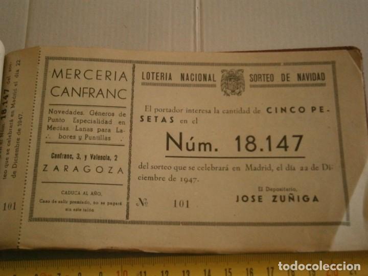 Nationale spanische Lotterie: LOTERIA NACIONAL A&Ntilde;OS 40/50, SORTEO DE NAVIDAD ZARAGOZA. (UNICA EN TC)