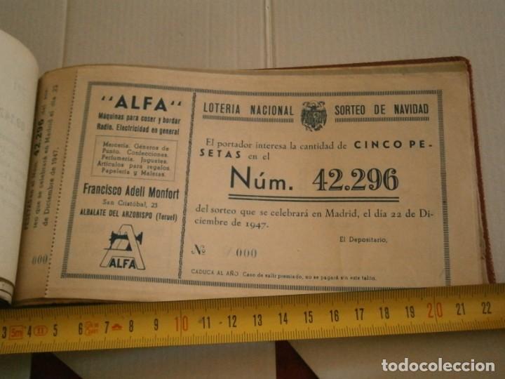 Nationale spanische Lotterie: LOTERIA NACIONAL A&Ntilde;OS 40/50, SORTEO DE NAVIDAD TERUEL. (UNICA EN TC)