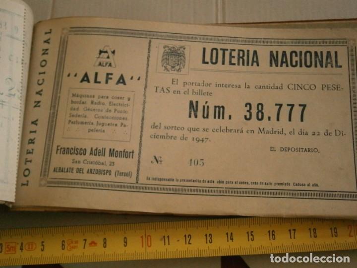 Nationale spanische Lotterie: LOTERIA NACIONAL A&Ntilde;OS 40/50, SORTEO DE NAVIDAD TERUEL. (UNICA EN TC)