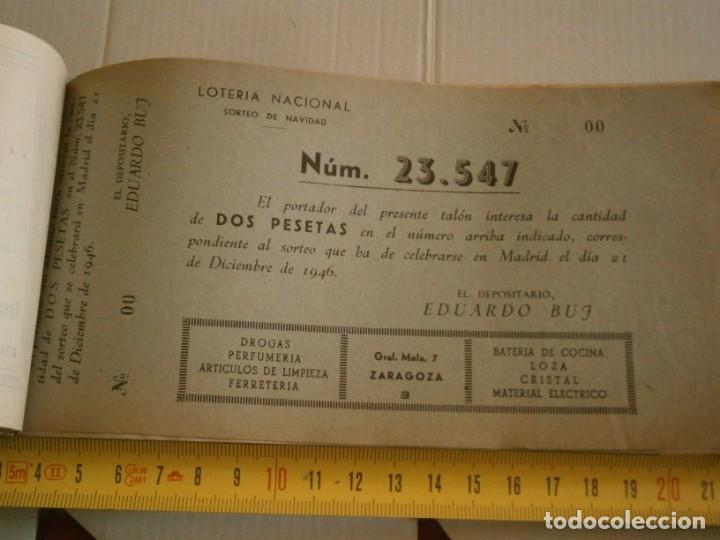 Nationale spanische Lotterie: LOTERIA NACIONAL A&Ntilde;OS 40/50, SORTEO DE NAVIDAD ZARAGOZA. (UNICA EN TC)