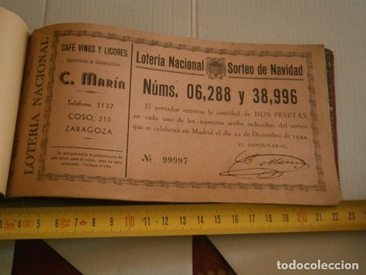 Nationale spanische Lotterie: LOTERIA NACIONAL A&Ntilde;OS 40/50, SORTEO DE NAVIDAD ZARAGOZA. Vinos,(UNICA EN TC)