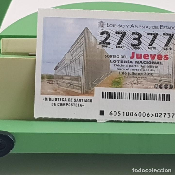 Nationale spanische Lotterie: LOTER&Iacute;A NACIONAL, JUEVES, SORTEO 51/10, 1 JULIO 2010, BIBLIOTECA SANTIAGO COMPOSTELA, N&ordm; 27377