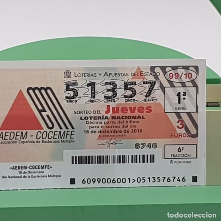 Lotteria Nationale Spagnola: LOTER&Iacute;A NACIONAL, SORTEO 99/10, 16 DICIEMBRE 2010, D&Iacute;A NACIONAL ESCLEROSIS M&Uacute;LTIPLE, N&ordm; 51357