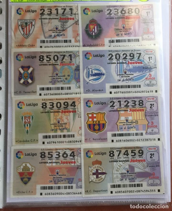 National Spanish Lottery: Loter&iacute;a Nacional Liga de F&uacute;tbol, Baloncesto, F&uacute;tbol Femenino 2016-19 Lote 74 boletos