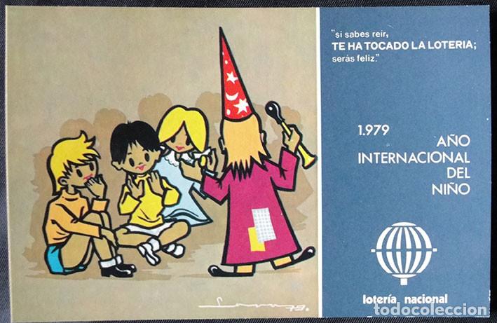 Loter&iacute;a Nacional: POSTAL LOTERIA NACIONAL 1979 - A&Ntilde;O INTERNACIONAL DEL NI&Ntilde;O - N&ordm; 9 -