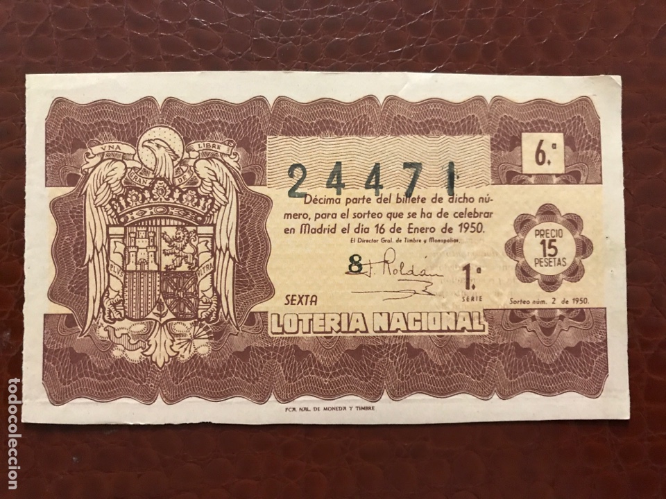 Loter&iacute;a Nacional: Loteria A&ntilde;o 1950 sorteo 2