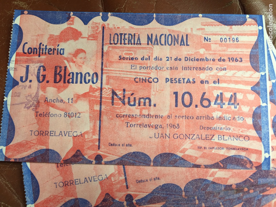 Loter&iacute;a nacional: Billetes de loter&iacute;a antigua