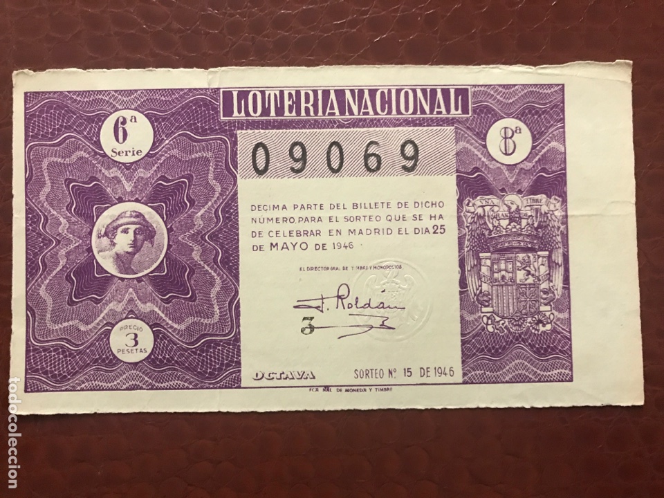National Spanish Lottery: Loteria A&ntilde;o 1946 sorteo 15