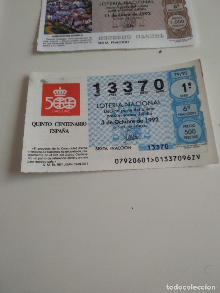 Lotaria Nacional: C-MARIA CUPON LOTERIA NACIONAL QUINTO CENTENARIO ESPA&Ntilde;A 3 DE OCTUBRE DE 1992
