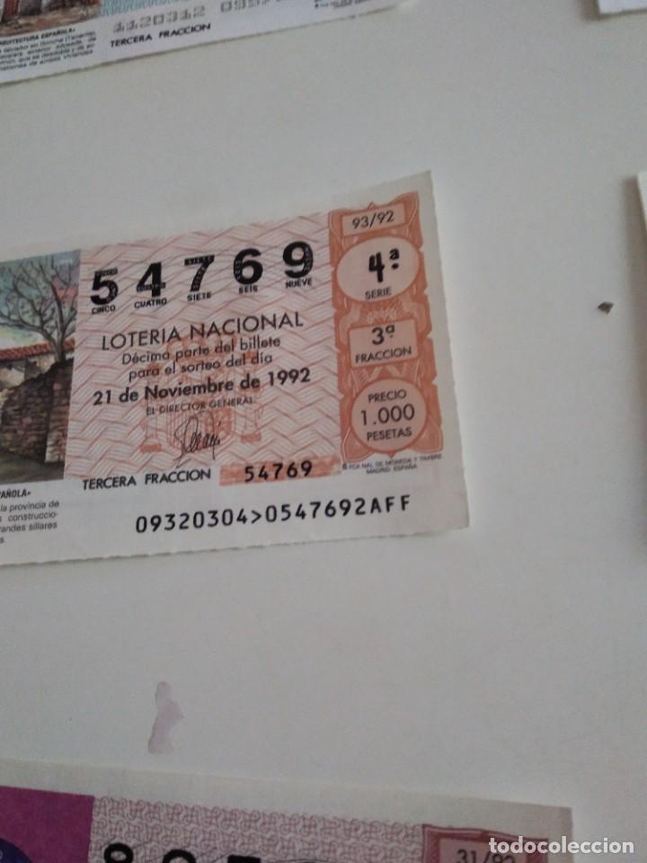 Lotaria Nacional: C-MARIA CUPON LOTERIA NACIONAL ARQUITECTURA ESPA&Ntilde;OLA 21 DE NOVIEMBRE DE 1992