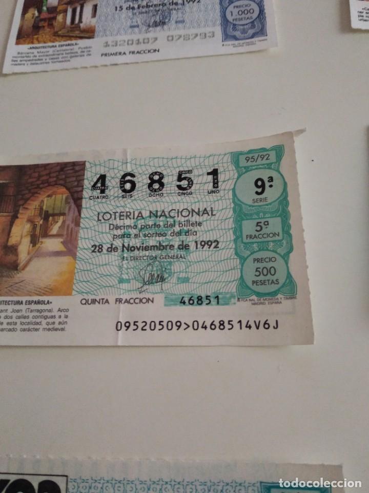 Lotaria Nacional: C-MARIA CUPON LOTERIA NACIONAL ARQUITECTURA ESPA&Ntilde;OLA 28 DE NOVIEMBRE DE 1992