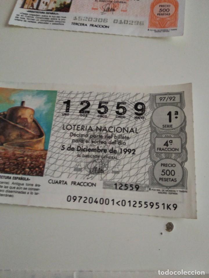 Lotaria Nacional: C-MARIA CUPON LOTERIA NACIONAL ARQUITECTURA ESPA&Ntilde;OLA 5 DE DICIEMBRE DE 1992