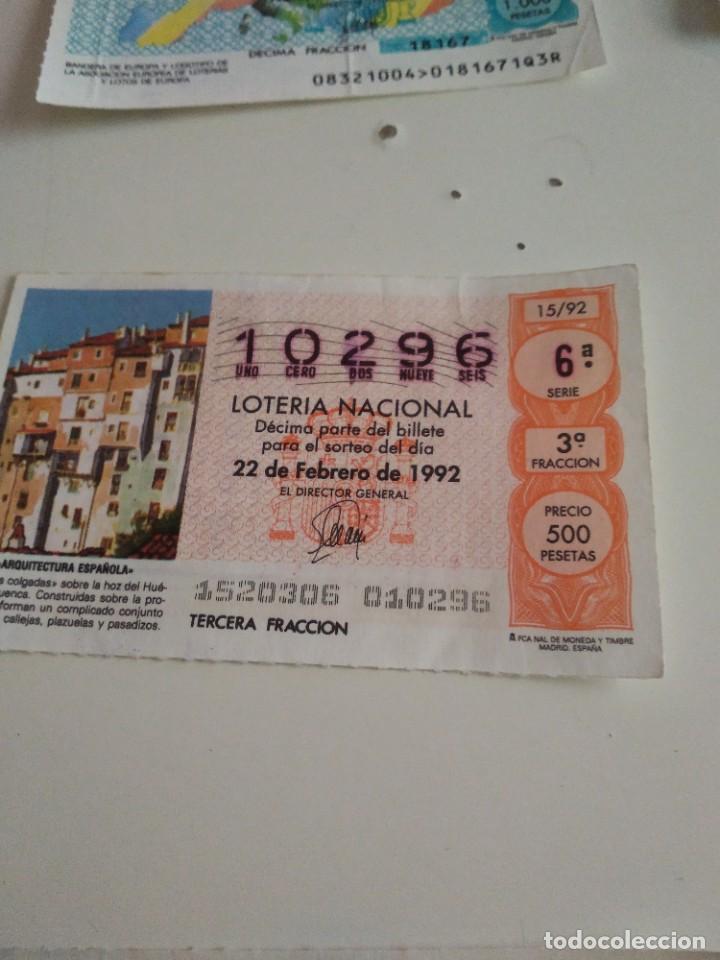 Lotaria Nacional: C-MARIA CUPON LOTERIA NACIONAL ARQUITECTURA ESPA&Ntilde;OLA 22 DE FEBRERO DE 1992