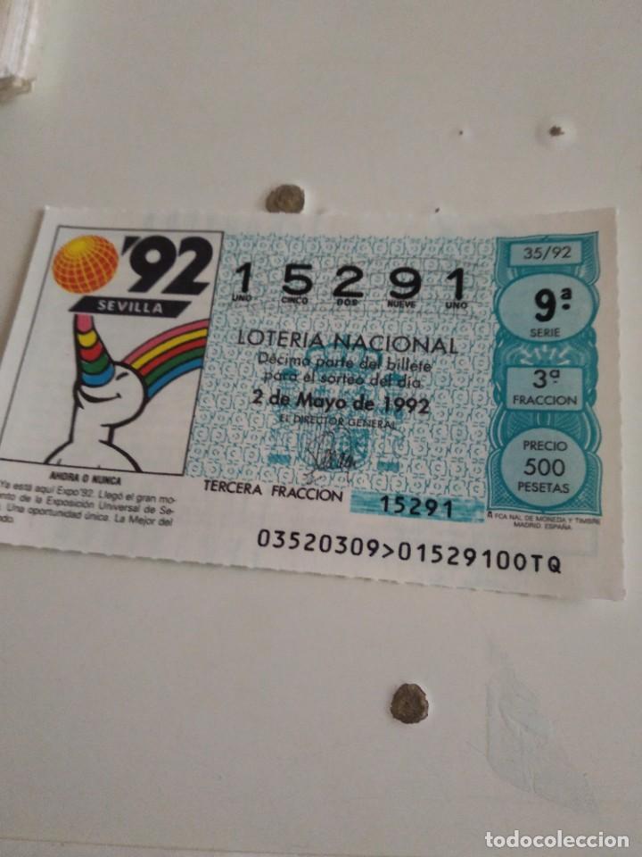 National Spanish Lottery: C-MARIA CUPON LOTERIA NACIONAL AHORA O NUNCA 2 DE MAYO DE 1992