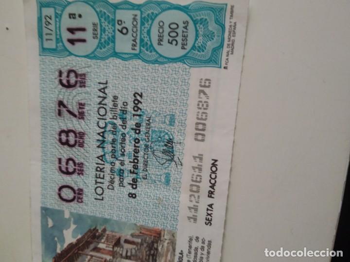National Spanish Lottery: C-MARIA CUPON LOTERIA NACIONAL ARQUITECTURA ESPA&Ntilde;OLA 8 DE FEBRERO DE 1992
