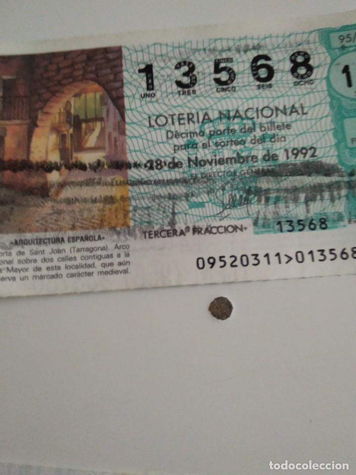 National Spanish Lottery: C-MARIA CUPON LOTERIA NACIONAL ARQUITECTURA ESPA&Ntilde;OLA 28 DE NOVIEMBRE DE 1992