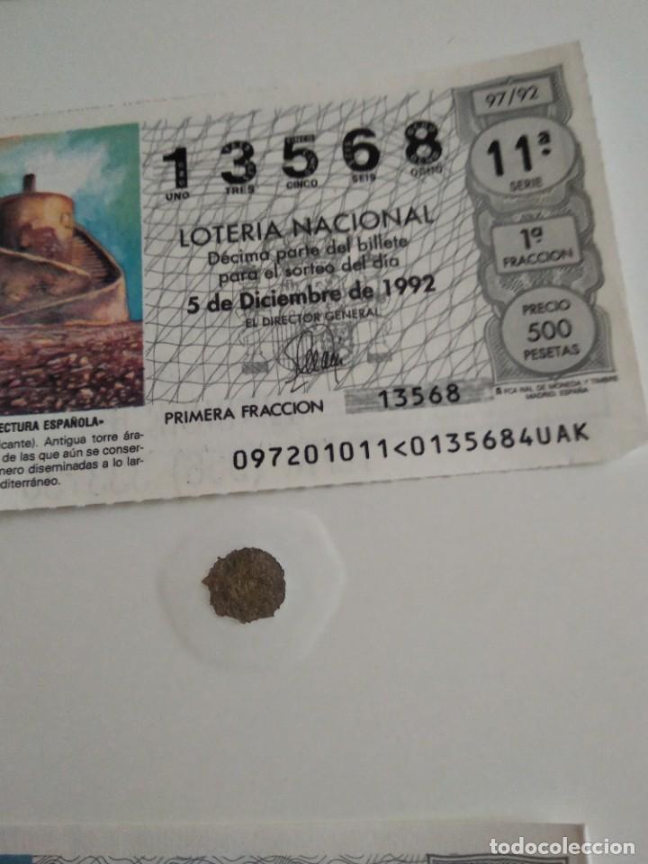 National Spanish Lottery: C-MARIA CUPON LOTERIA NACIONAL ARQUITECTURA ESPA&Ntilde;OLA 5 DE DICIEMBRE DE 1992