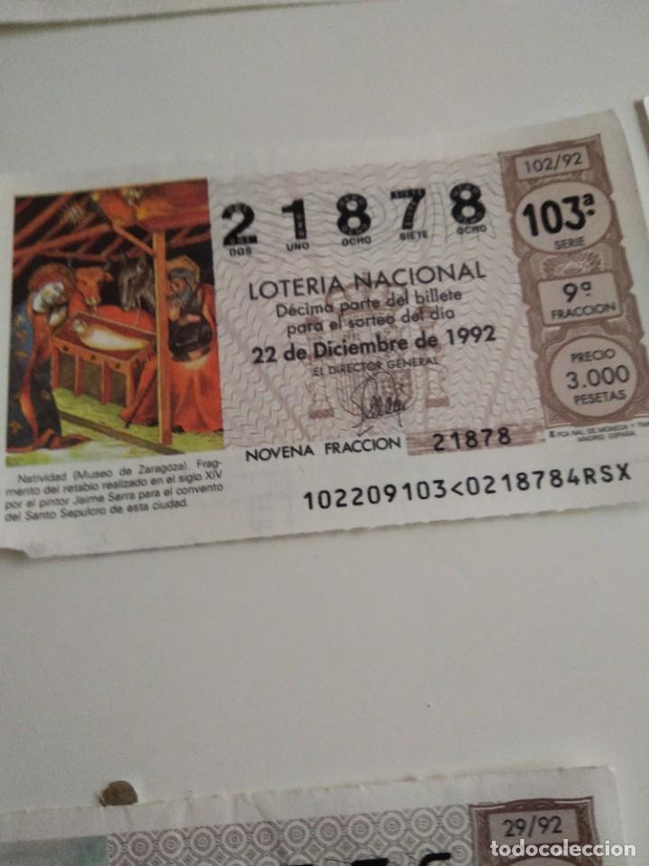 National Spanish Lottery: C-MARIA CUPON LOTERIA NACIONAL NATIVIDAD MUSEO DE ZARAGOZA 22 DE DICIEMBRE DE 1992