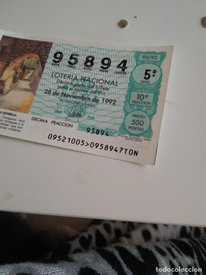 Loterie Nationale: C-MARIA CUPON LOTERIA NACIONAL ARQUITECTURA ESPA&Ntilde;OLA 28 DE OCTUBRE DE 1992